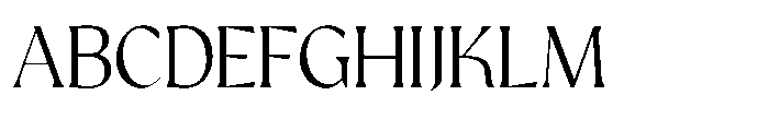 GC Protheson Light Font UPPERCASE
