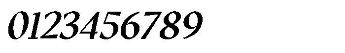 GC Protheson Medium Italic Font OTHER CHARS
