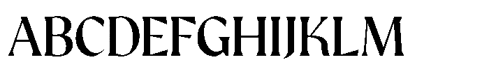 GC Protheson Medium Font UPPERCASE