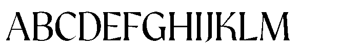 GC Protheson Regular Font UPPERCASE
