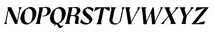 GC Protheson Semi Bold Italic Font UPPERCASE