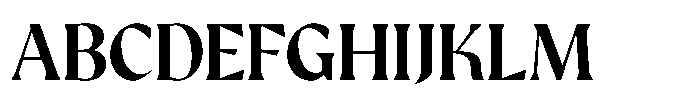 GC Protheson Semi Bold Font UPPERCASE
