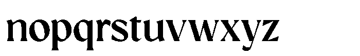 GC Protheson Semi Bold Font LOWERCASE