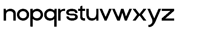 GC Quark Font LOWERCASE