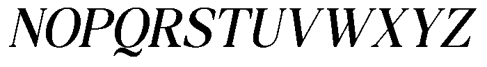 GC Rain Founds Italic Font UPPERCASE