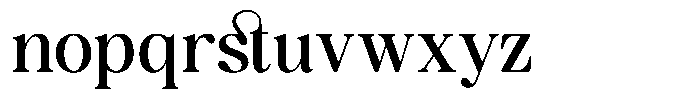 GC Rain Founds Regular Font LOWERCASE