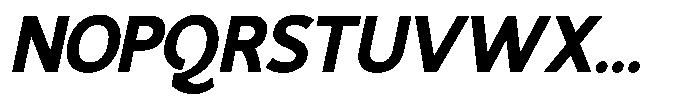 GC Ralinka Oblique Font UPPERCASE