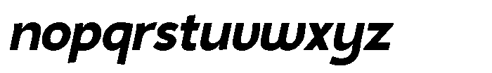 GC Ralinka Oblique Font LOWERCASE