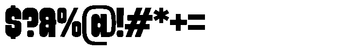 GC Rhygun Edge Font OTHER CHARS