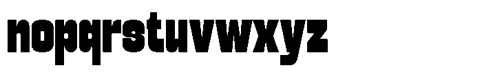 GC Rhygun Edge Font LOWERCASE