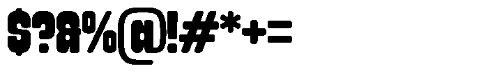 GC Rhygun Rounded Font OTHER CHARS
