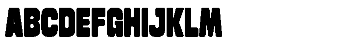 GC Rhygun Rounded Font UPPERCASE
