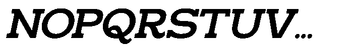 GC Ringa Slanted Font UPPERCASE