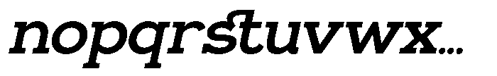 GC Ringa Slanted Font LOWERCASE