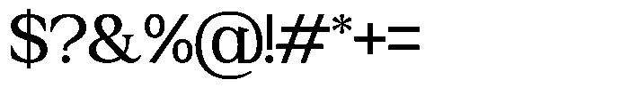 GC Romans Flower Regular Font OTHER CHARS