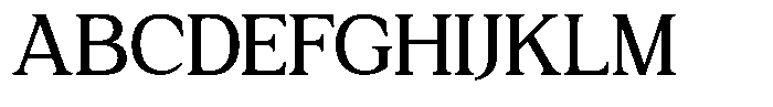 GC Romans Flower Regular Font UPPERCASE