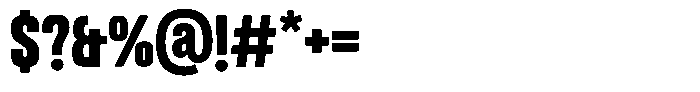 GC Sublime Bold Font OTHER CHARS