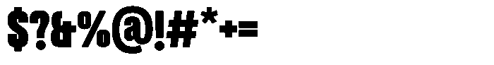 GC Sublime Extra Bold Font OTHER CHARS