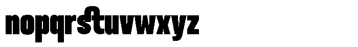 GC Sublime Extra Bold Font LOWERCASE