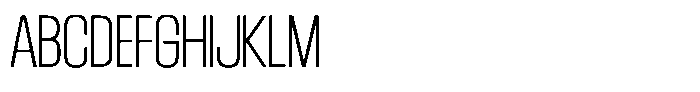 GC Sublime Thin Font UPPERCASE
