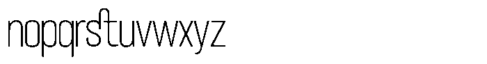 GC Sublime Thin Font LOWERCASE