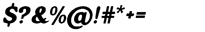 GC Sunday Railway Italic Font OTHER CHARS