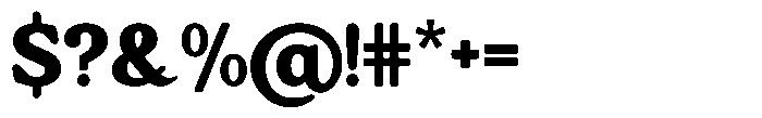 GC Sunday Railway Regular Font OTHER CHARS