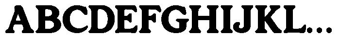GC Sunday Railway Regular Font UPPERCASE