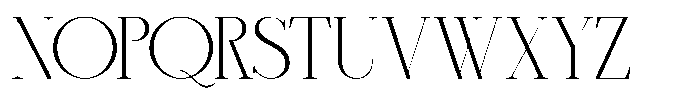 GC Trench Vogue Regular Font UPPERCASE
