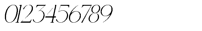 GC Trench Vogue Slant Regular Font OTHER CHARS