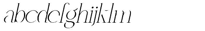 GC Trench Vogue Slant Regular FONT
