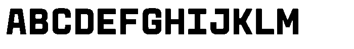 GC Vensca Mono Bold Font UPPERCASE