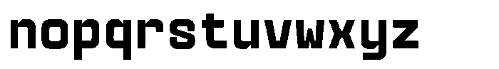 GC Vensca Mono Bold Font LOWERCASE