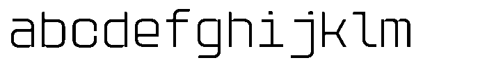 GC Vensca Mono Extra Light FONT