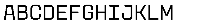 GC Vensca Mono Light Font UPPERCASE