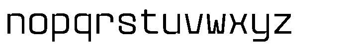 GC Vensca Mono Light Font LOWERCASE