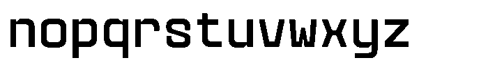 GC Vensca Mono Medium Font LOWERCASE