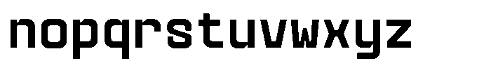 GC Vensca Mono Semi Bold Font LOWERCASE