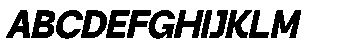 GC Volkgen Oblique Font UPPERCASE