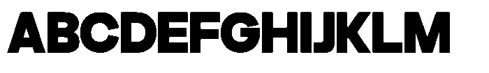 GC arturm Black Font UPPERCASE