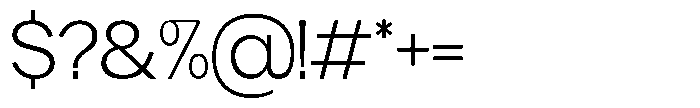 GC arturm Extra Light Font OTHER CHARS
