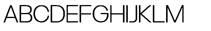 GC arturm Extra Light Font UPPERCASE