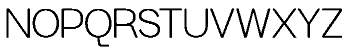 GC arturm Extra Light Font UPPERCASE