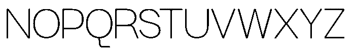 GC arturm Thin Font UPPERCASE