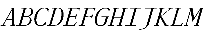 Gc16 MonoItalic Font UPPERCASE