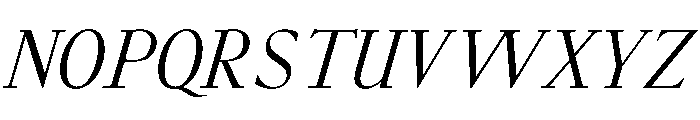 Gc16 MonoItalic Font UPPERCASE