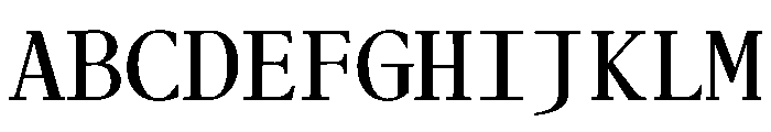 Gc16 SemiBold Font UPPERCASE