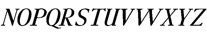 Gc16 SemiBoldItalic Font UPPERCASE