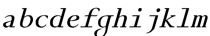 Gc16 SemiBoldItalic FONT