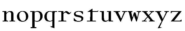 Gc16 SemiBold Font LOWERCASE